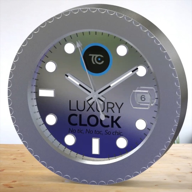 Liverpool Wall Clock | Luxury Edition | Date Magnifier | Night