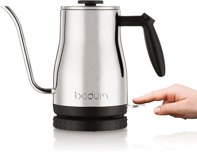 Tetera Eléctrica Bodum 1L Acero Inoxidable Cuello de Ganso miniatura 3
