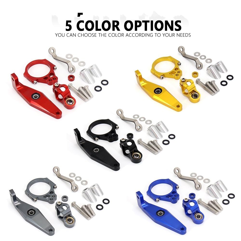 Ammortizzatore Sterzo Per MT-09 Per SP 2021 2022 2023 Ammortizzatore Di Sterzo Stabilizzare Staffa Per YAMAHA Per Mt09 Per MT 09 Per MT09 SP Accessori Moto Stabilizzatore Sterzo ( Misurare : Set 6 )