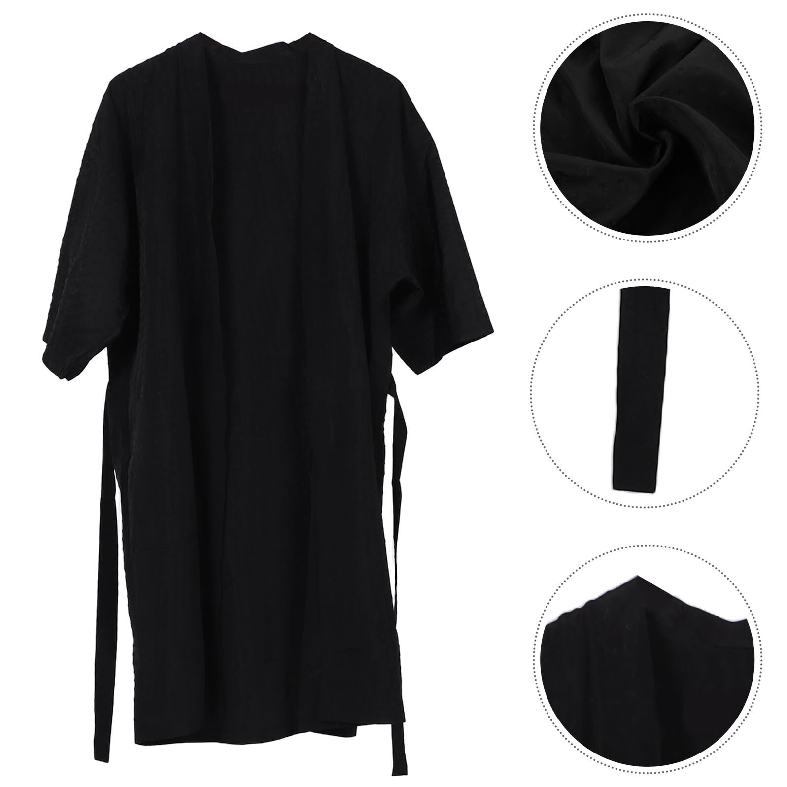 Prendas para Peluquería para Clientes Estilo Kimono con Lazo para Cortes de Pelo y Teñidos en Salones de Belleza