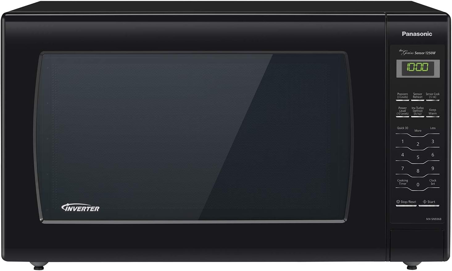 GE JES1657BMTS Microwave Oven, Black Stainless Steel, 13.