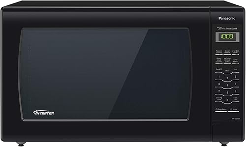 Panasonic NN-SN736B Horno de microondas negro de 16 pies cúbicos - con tecnología Inverter para la encimera Para uso encima del mueble de la cocina