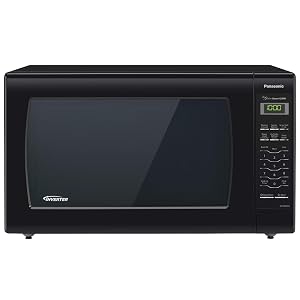 Panasonic Microwave Oven NN-SN936B Black Countertop with Inverter Technology and Genius Sensor 2 2 Cubic Foot 1250W