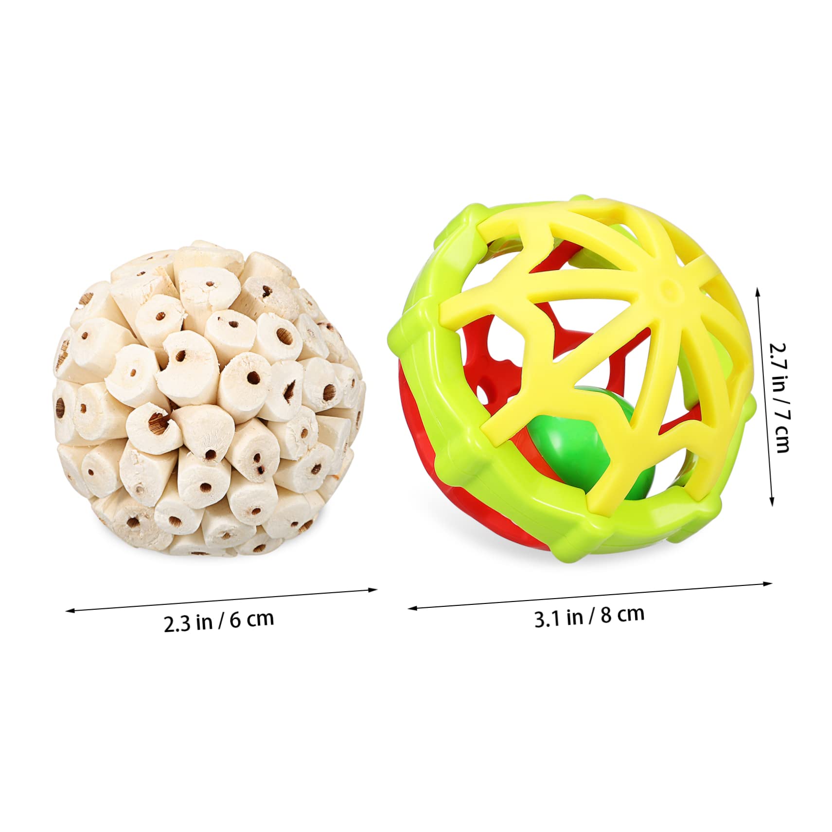 Toddmomy 12piezas Juguetes para Aves De Masticar De Goma para Entrenamiento De Coloridas y Divertidas para Periquitos Cotorras y Aves Pequeñas