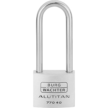 Burg W&auml;chter 30 45 Padlock Castle 770 HB Alutitan, 30 mm SB