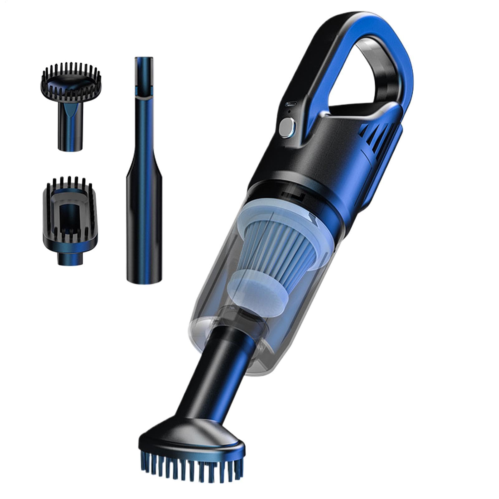 Portable Car Vacuum Cleaner, Cordless Car Vacuum Cleaner - Cordless Handheld Cleaner Rechargeable Vacuum Cleaner - Car Interior Care Multifunctional Dust Vacuum Cleaner for Car Floor,