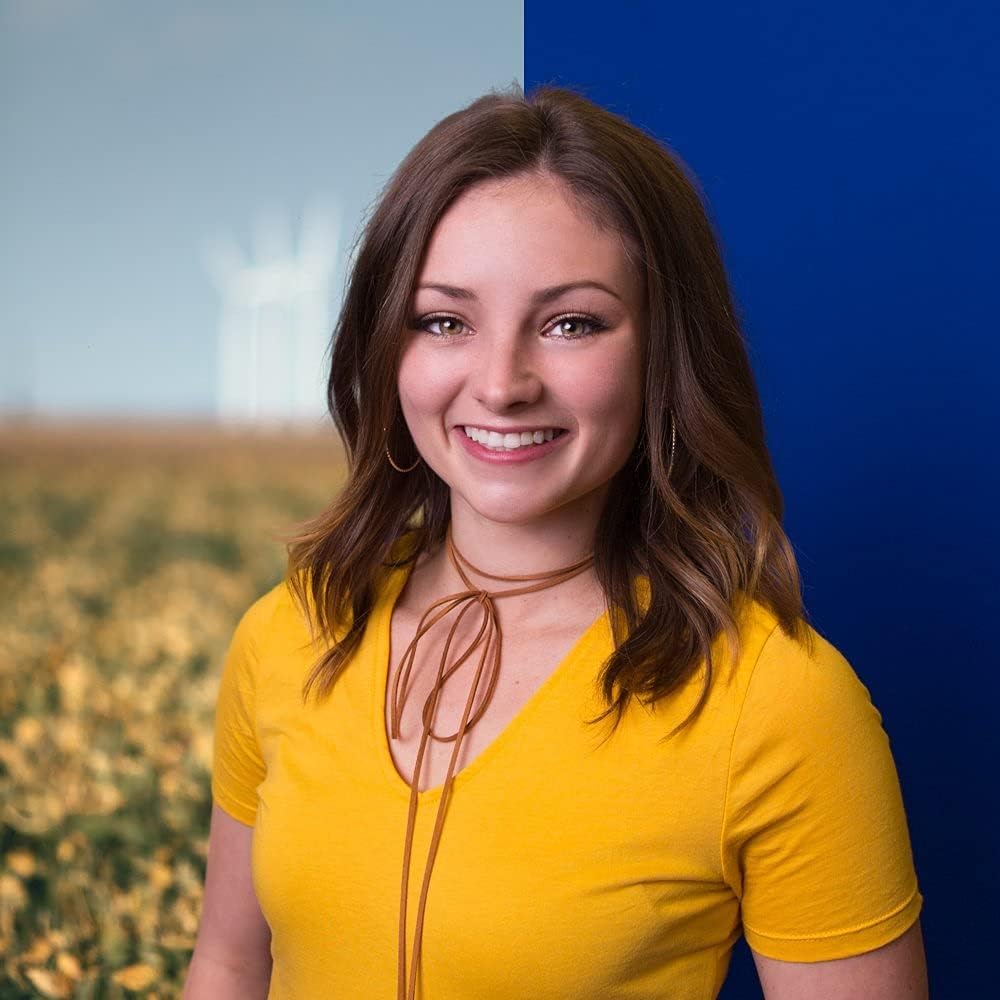 🛒 Crаzу Dеаlѕ Fovitec Reversible 5'x6.5' Gray and BluePop-Up Backdrop with Stand and Clip, for Headshot and Portrait Photography, Vlogging, Video Conference, and Live Stream