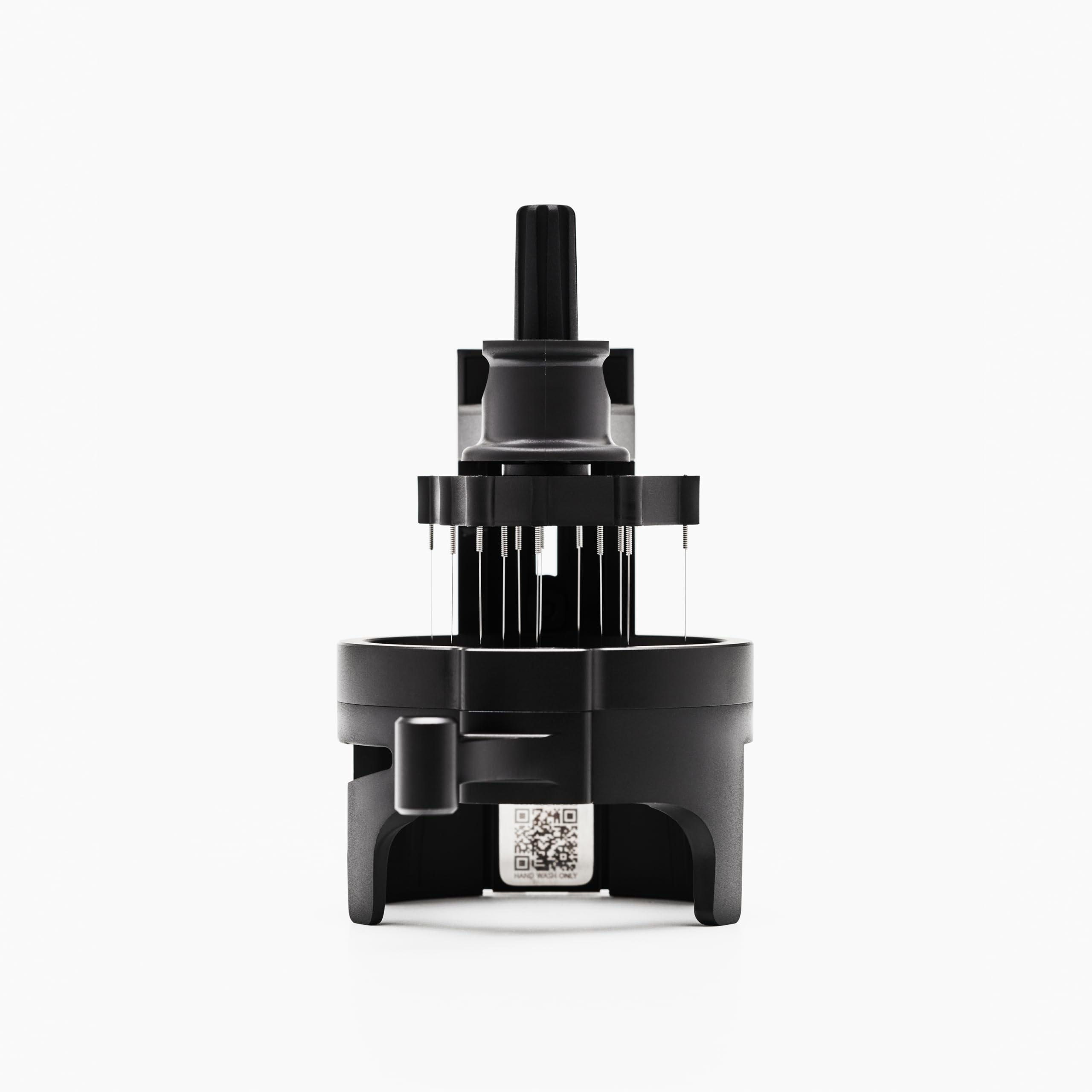 Barista Hustle Black AutoComb Espresso WDT Distribution Tool, 12 Needle Espresso Stirrer With Adjustable Needle Depth, Smooth Bearing Action,