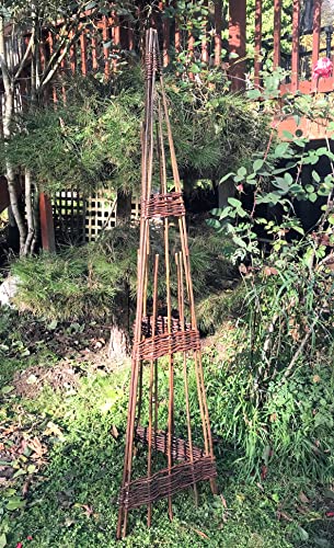 Willow Foldable 3 Sided Obelisk 60" H #TOP2