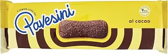 Pavesi "Pavesini Al Cacao " Light Biscuits Cocoa Taste 8 packs 7 Ounces 200g
