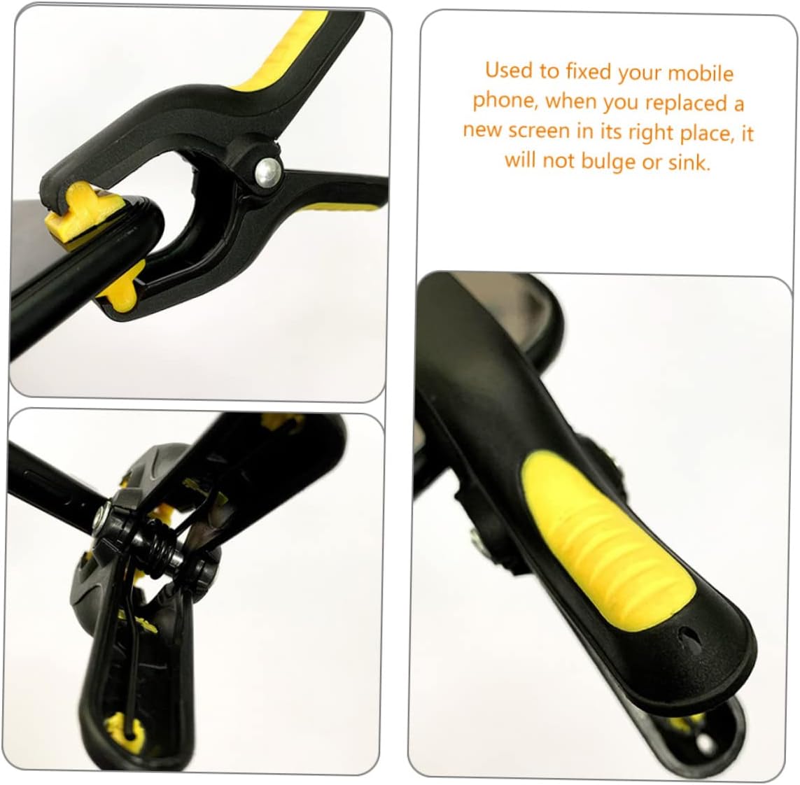 12pcs Lcd Screen Fastening Clamps Repair Tools - Grip Pressure-holding Design for Tablets and Lcd Screens Easy to Use Even Pressure Distribution
