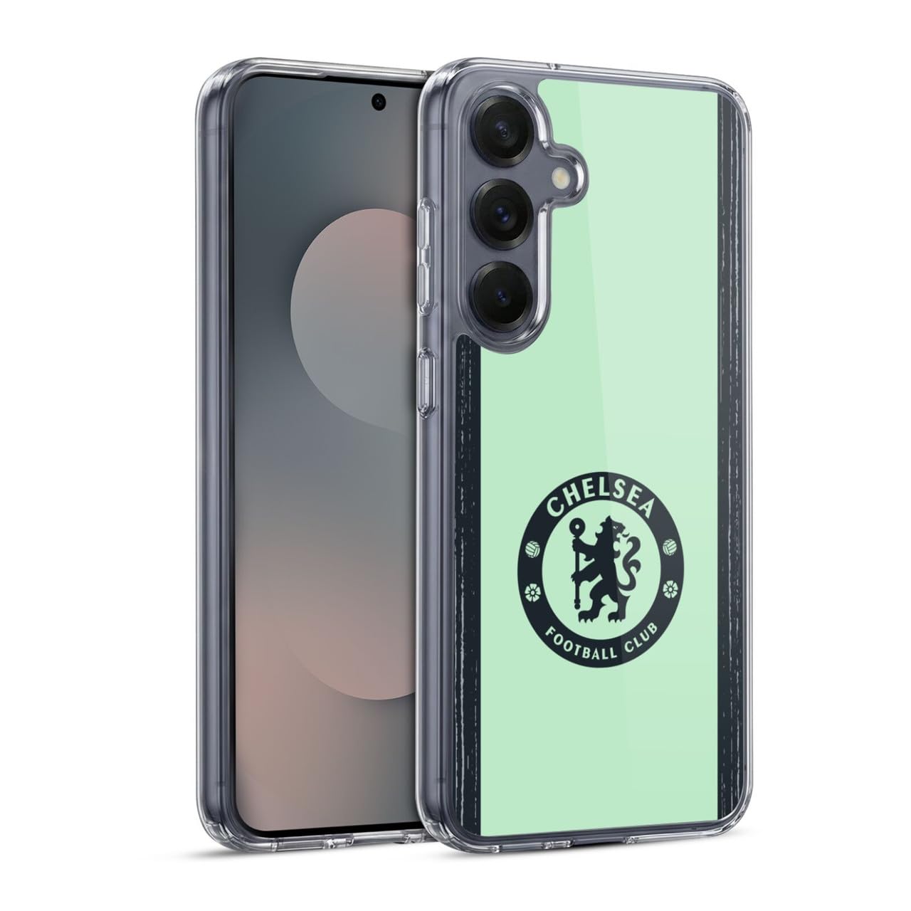 Head Case Designs Officially Licensed Chelsea Football Club Third 2023/24 Kit Gel Case [Military Grade Protection] Compatible with Samsung Galaxy S25 and Compatible with MagSafe — image 1