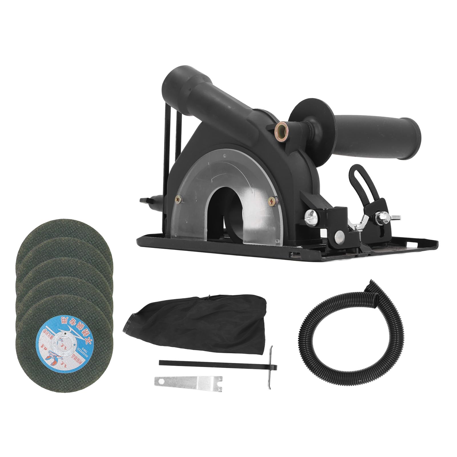 Cutting Bracket (Set 2), 0-45 Degrees Adjustable Holder, Easy Install Angle Grinder Cover, Woodworking Tool for 100-125mm Angle Mill