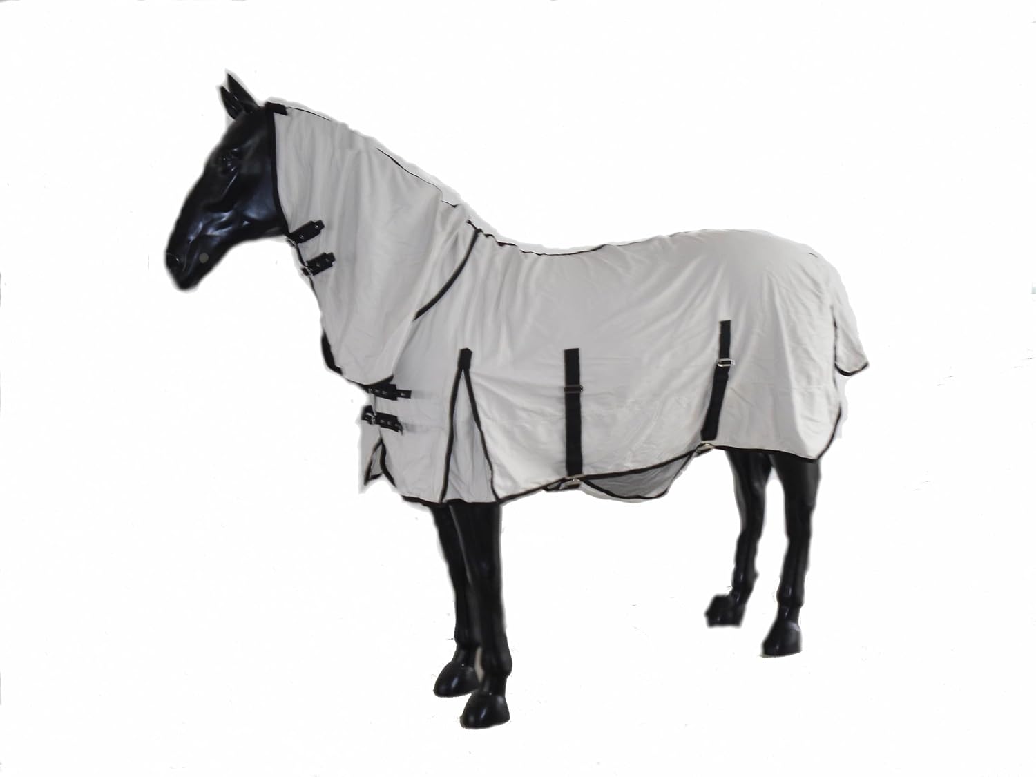 Horse Fly Sheet - Summer Spring UV Protection Mesh Bug Mosquito Fly Sheet for Horses (Sand, 78")