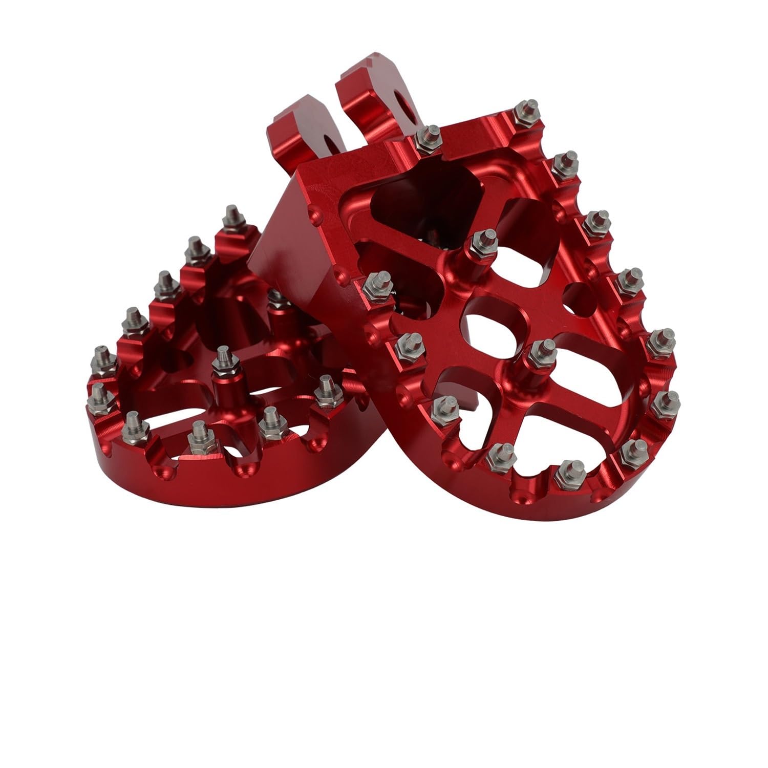 szerokie pedały motocyklowe Pasuje do Talaria X3 MX3 4 5 podnóżki pedał akcesoria motocyklowe Dirt pitbike części CNC(Red)