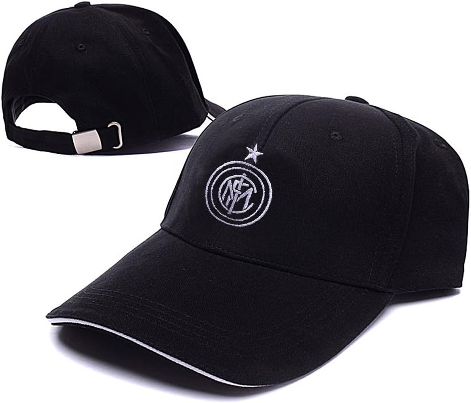 Yugy Football Club Internazionale Milano Inter Milan Logo Adjustable Embroidery Snapback Hat Baseball Casual Mesh Caps Visor