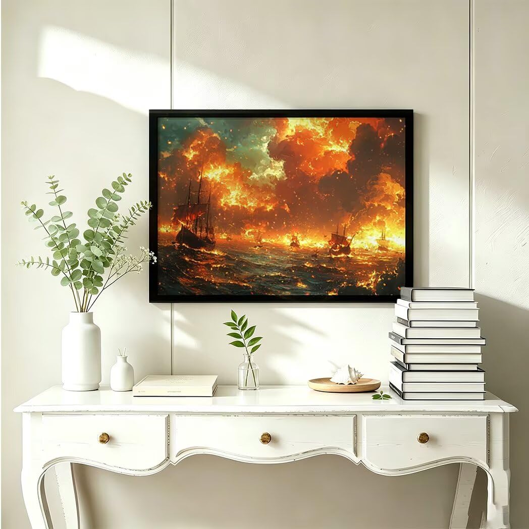 Kwadratowy obraz diamentowy słońce 60x80cm-36406