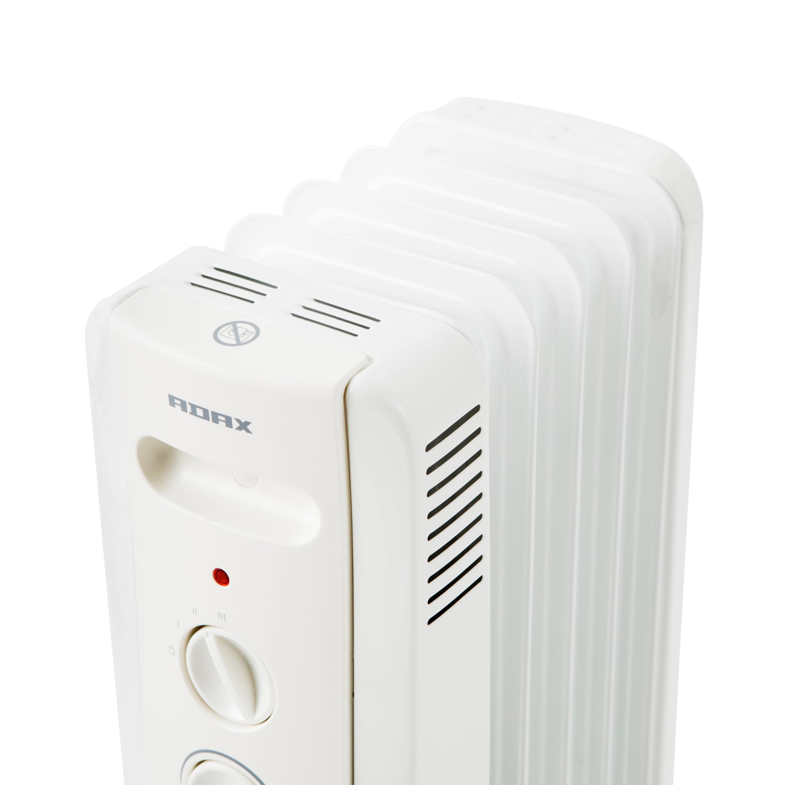 Adax NOVA 10 – Radiador de Aceite 1000W de Bajo Consumo con Termostato | Calefactor Eléctrico Silencioso con Protección Vuelco, Ruedas y 2 Años de Garantía | Radiador Eléctrico de Alta Eficiencia