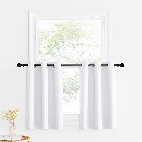 Miniatura 179 de NICETOWN Cortinas Opacas para Ventana de Guardería - Tratamiento de Ventana con Parte Superior de Ojales, Paneles de Cortinas Opacas (Verde Biscotti