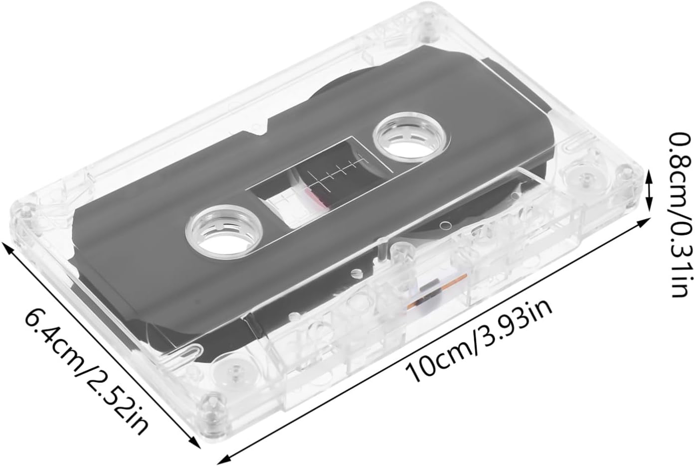 6pcs Blank Audio Tapes for Recording Compatible Recorders for Lectures Interviews and Memos and Reliable Cassette Tapes