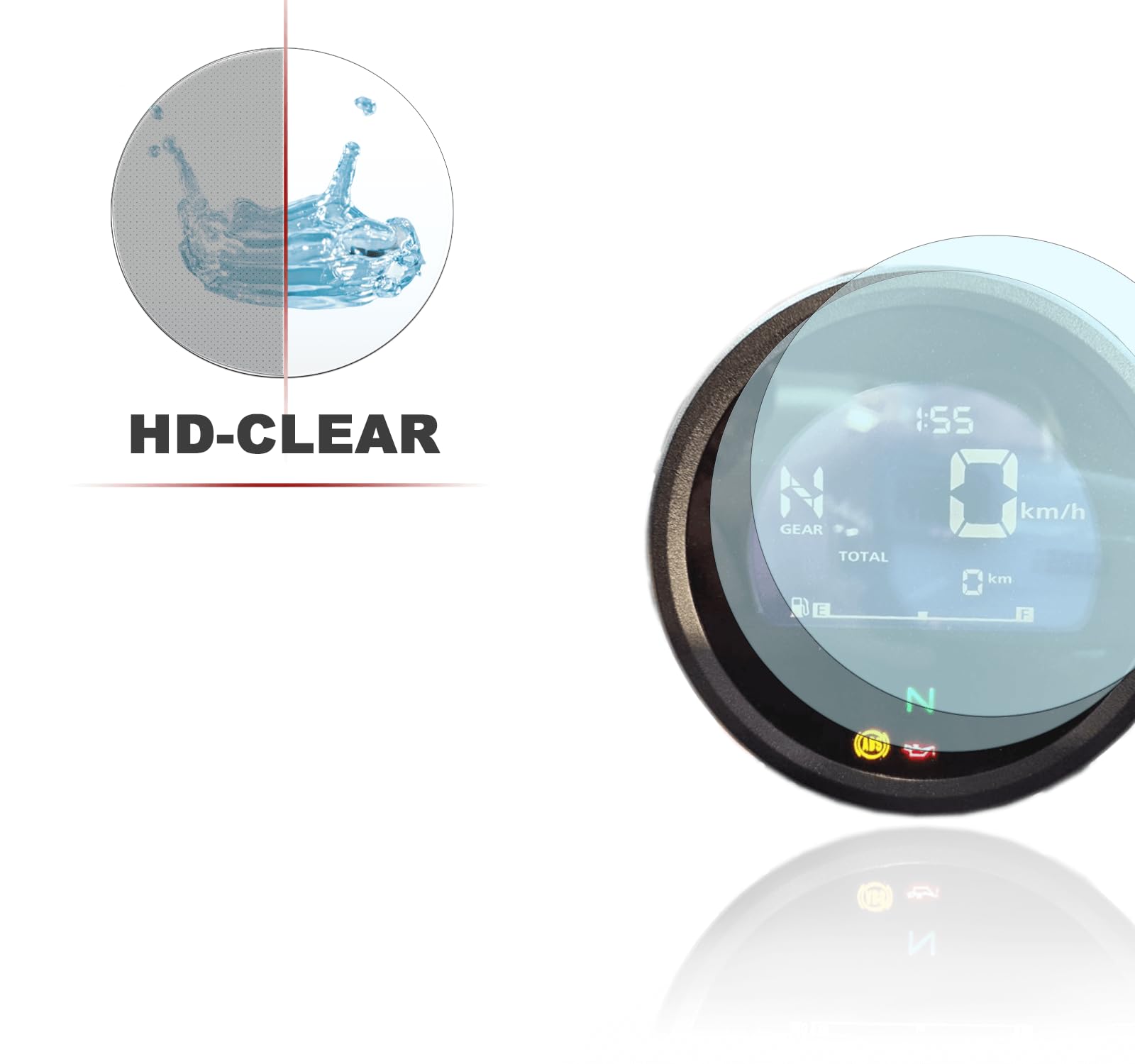 Folia ochronna na prędkościomierz pasująca do Honda CMX 500 Rebel 2020+ 2x Anti Glare