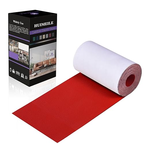 Miniatura 40 de Cinta de parche de reparación de cuero de 4 x 60 pulgadas, cinta autoadhesiva fuerte para muebles, sofás, asientos de automóvil, armarios, bolsas