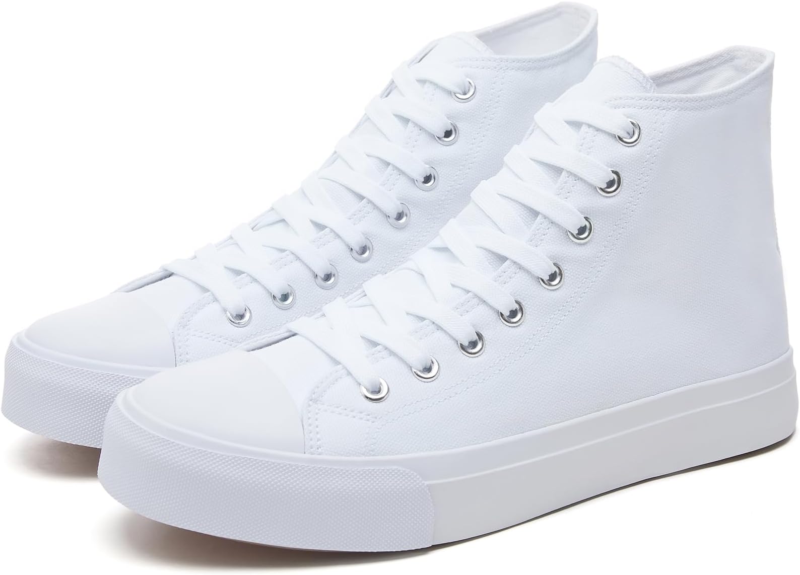 yageyan Men’s High Top Canvas Sneakers Fashion Lace up Walking Shoes Casual Classic