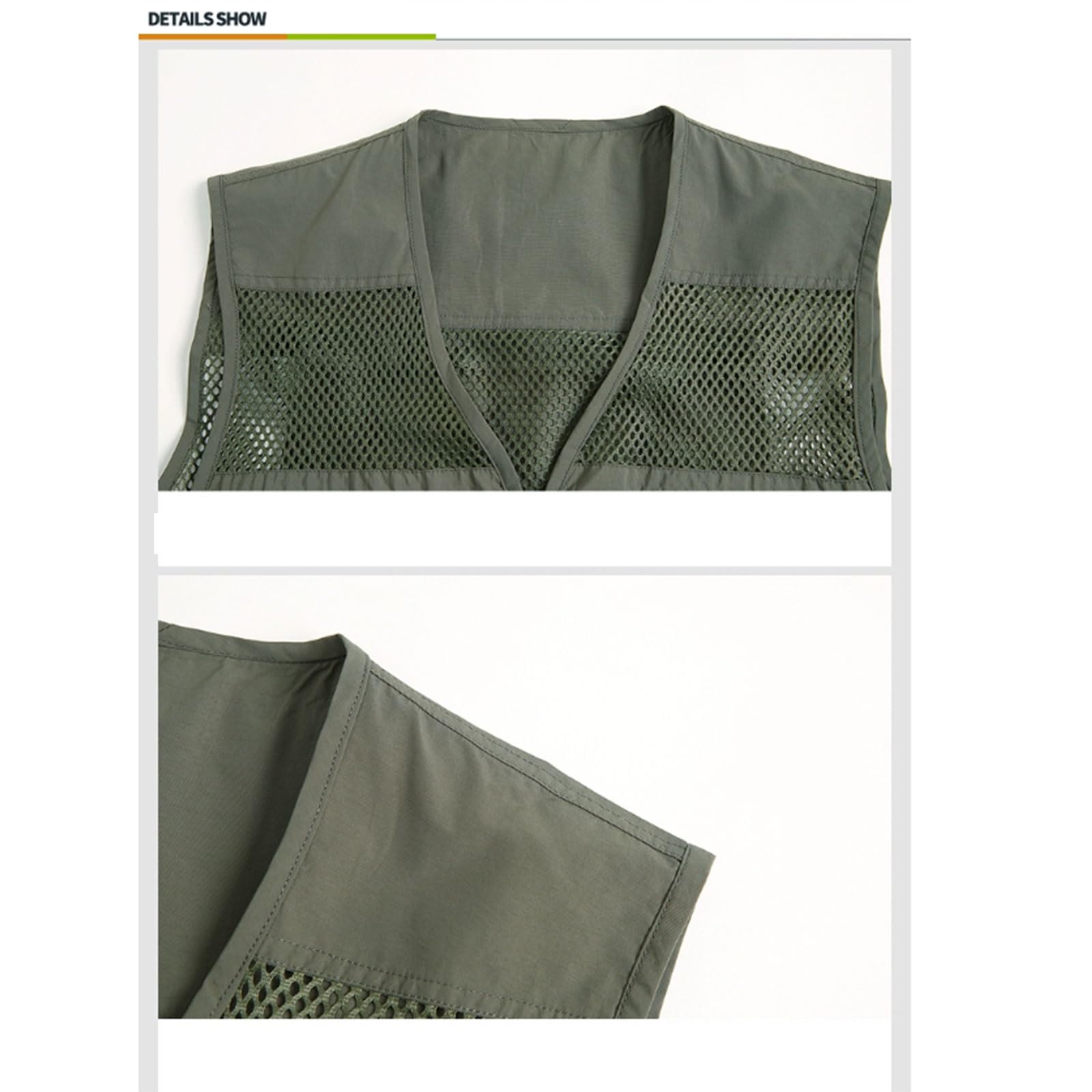 Wygwlg Gilet Da Uomo Per Il Tempo Libero, Lavoro All'aperto, Safari, Pesca, Viaggi, Di Grandi Dimensioni, Gilet Multitasche, Leggero, Senza Maniche