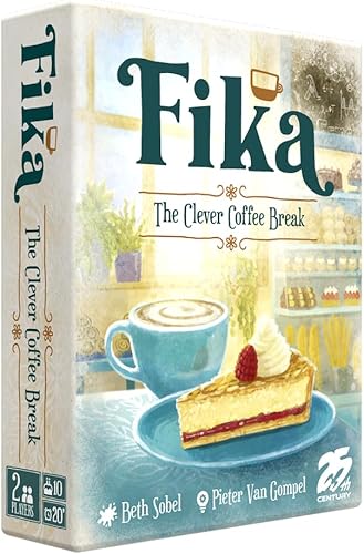 Fika, Juego de cartas de estrategia con temática de cafetería para dos jugadores - 25th Century Games