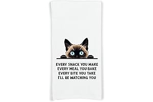 Siamese Cat Kitchen Towel: Festive Addition to Your Holiday Decor