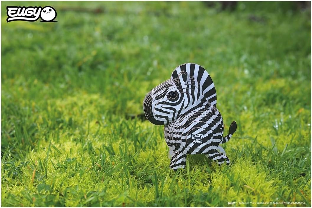 EUGY 011 Zebra Eco-Friendly 3D Paper Puzzle [New Seal]