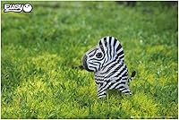 Vista 2 de EUGY Rompecabezas de papel 3D ecológico de cebra 011 [nuevo sello]