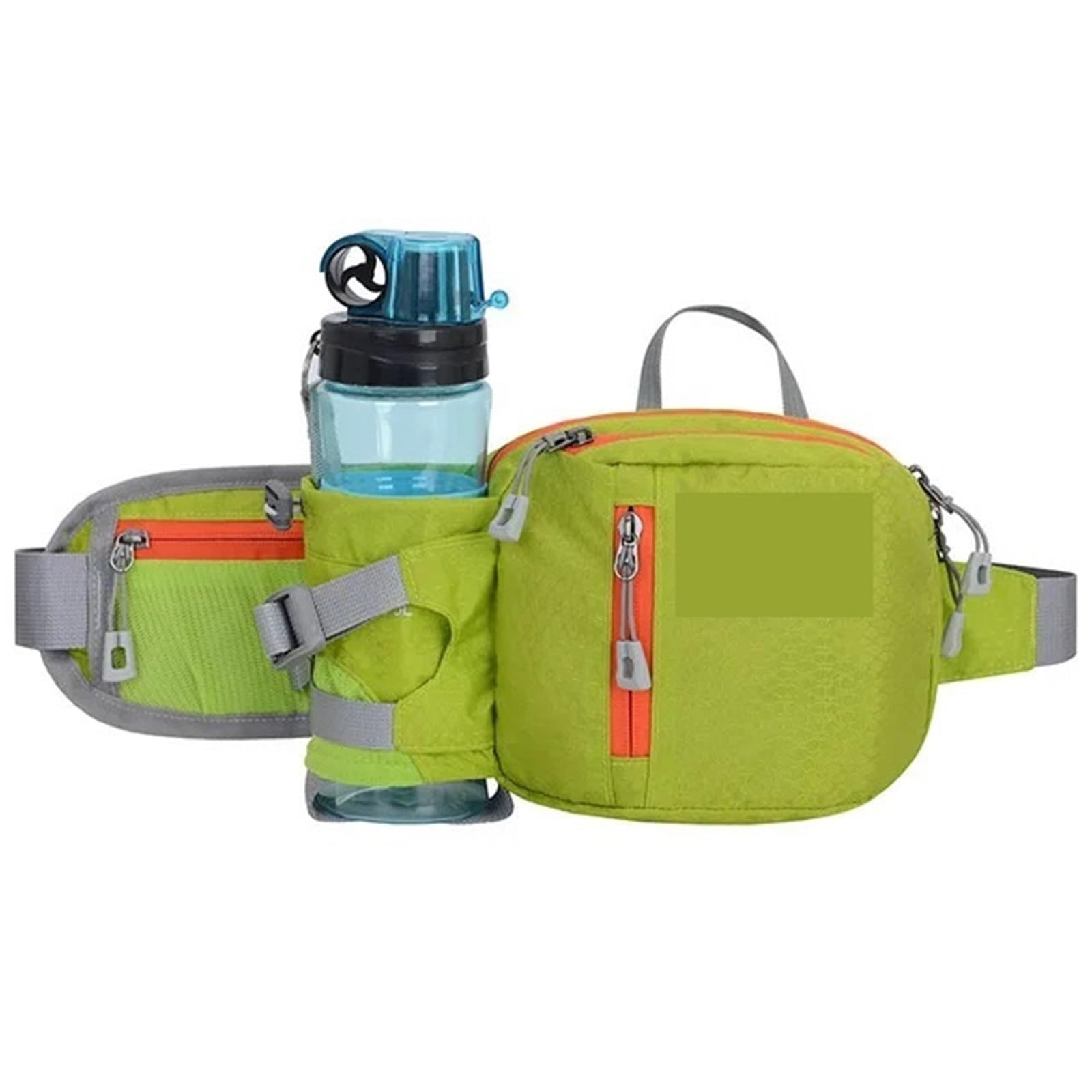Bolsa for Correr, riñonera Exteriores, maratón, Gimnasio, Deporte, Fitness, Bolsa Botella de Agua, Montar, Ciclismo, Bolsillo teléfono para Trotar(Green)