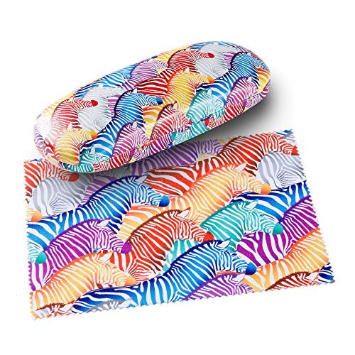 FEFI - Étui à lunettes rigide : WILDLIFE avec chiffon microfibre assorti Cover