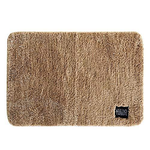 CAIXIN Super Soft Shag Badematte, wasserabsorbierend, Tür, Bodenmatte, maschinenwaschbar, schnell trocknend, Mikrofaser…