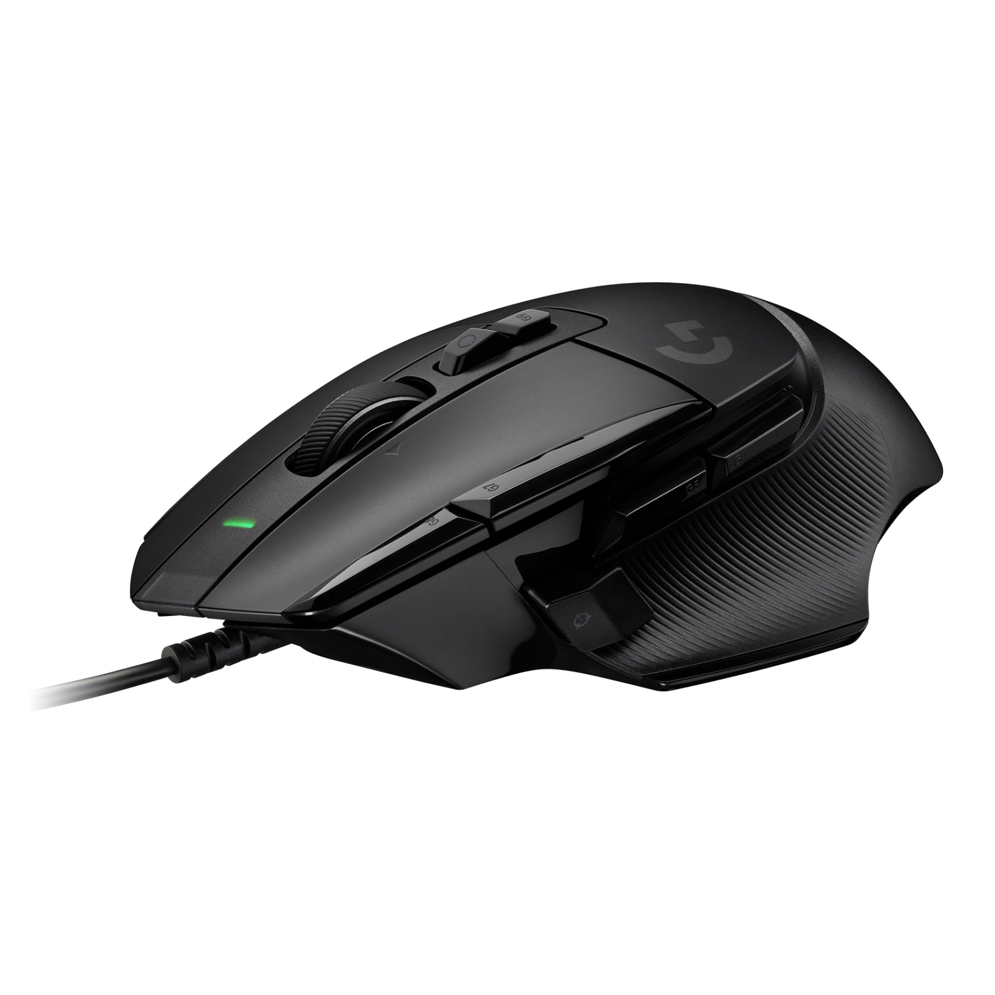 Logitech G G502 X Kabelgebundene Gaming-Maus | LIGHTFORCE Hybrid Schalter, HERO 25K Sensor, PC Kompatibel, macOS/Windows, Schwarz