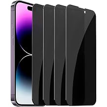 1-4Pcs Anti-Spy Privacy Screen Protectors for iPhone 17/16/15/14/13/12/11 Pro Max Mini Plus Air 9H Tempered Glass with 28 Anti-Peep Phone Screen Film For iPhone 17 Pro,2PCS Privacy Glass