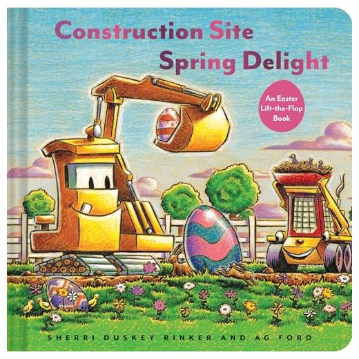 Construction Site: Spring Delight: An Easter Lift-the-Flap Book (Goodnight, Goodnight, Construc)