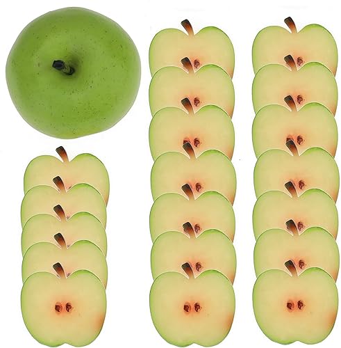 Decoración de frutas artificiales, 10 piezas realistas de espuma grande y plástico, pequeñas rebanadas de sandía para mesa, hogar, boda, fiesta,