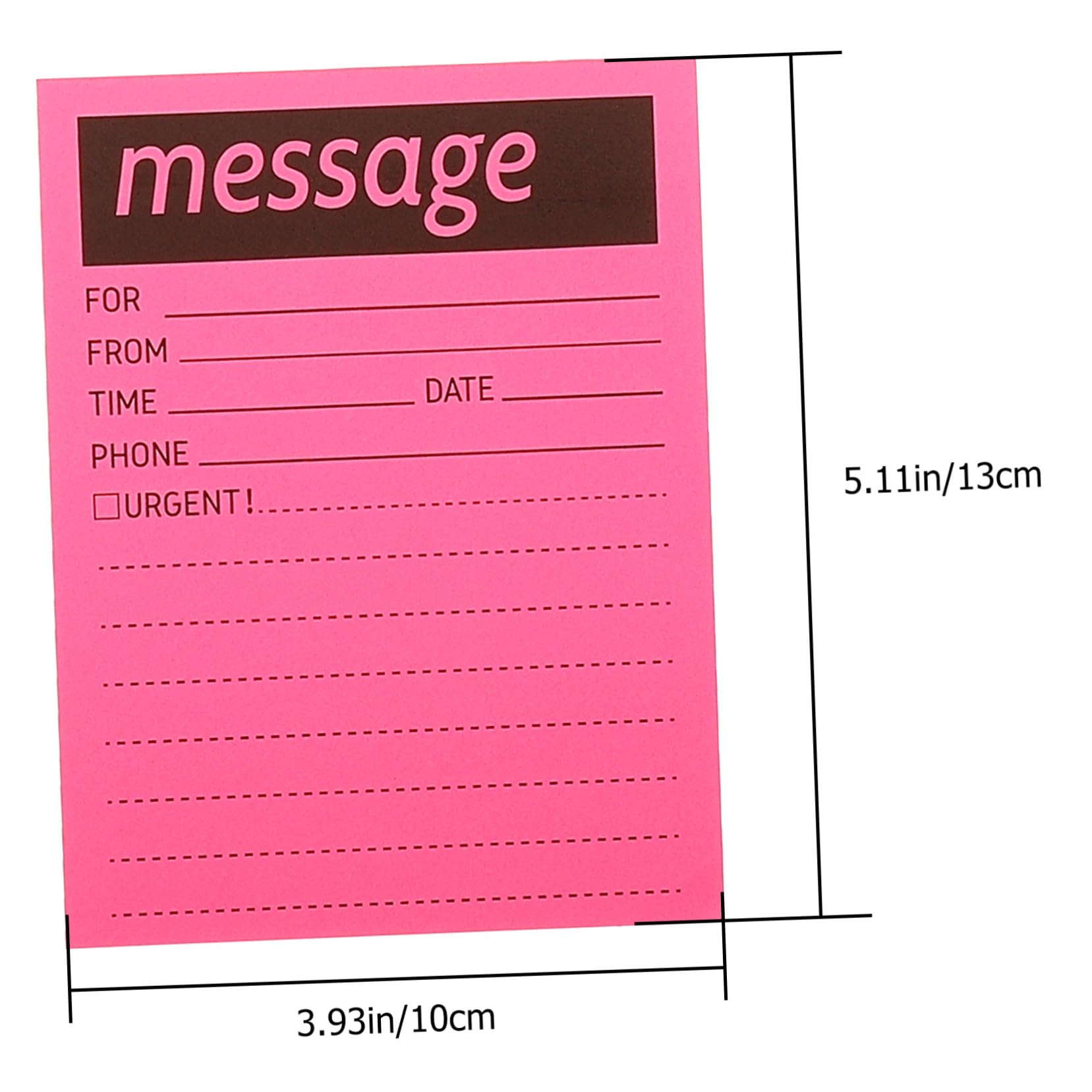 Angoily 5 Pezzi Blocco Note Memo Autoadesivo Colori Fluorescenti per Facile Usare e Portatile