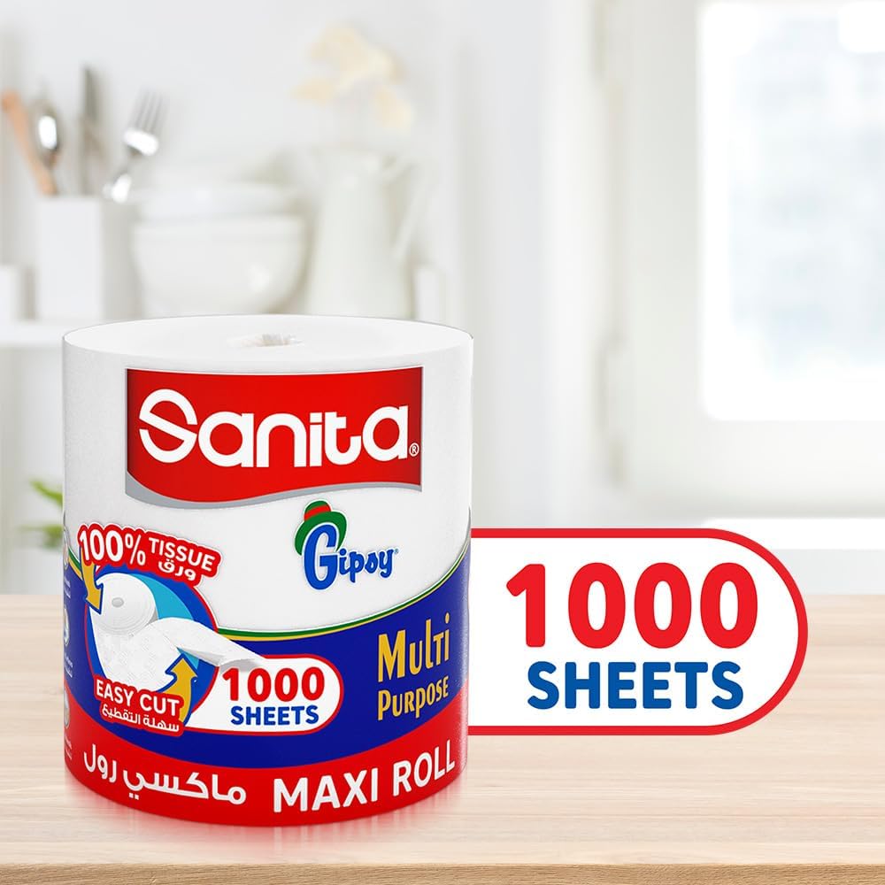 Sanita Club Gipsy Maxi Roll 1000 Sheets 1 Roll