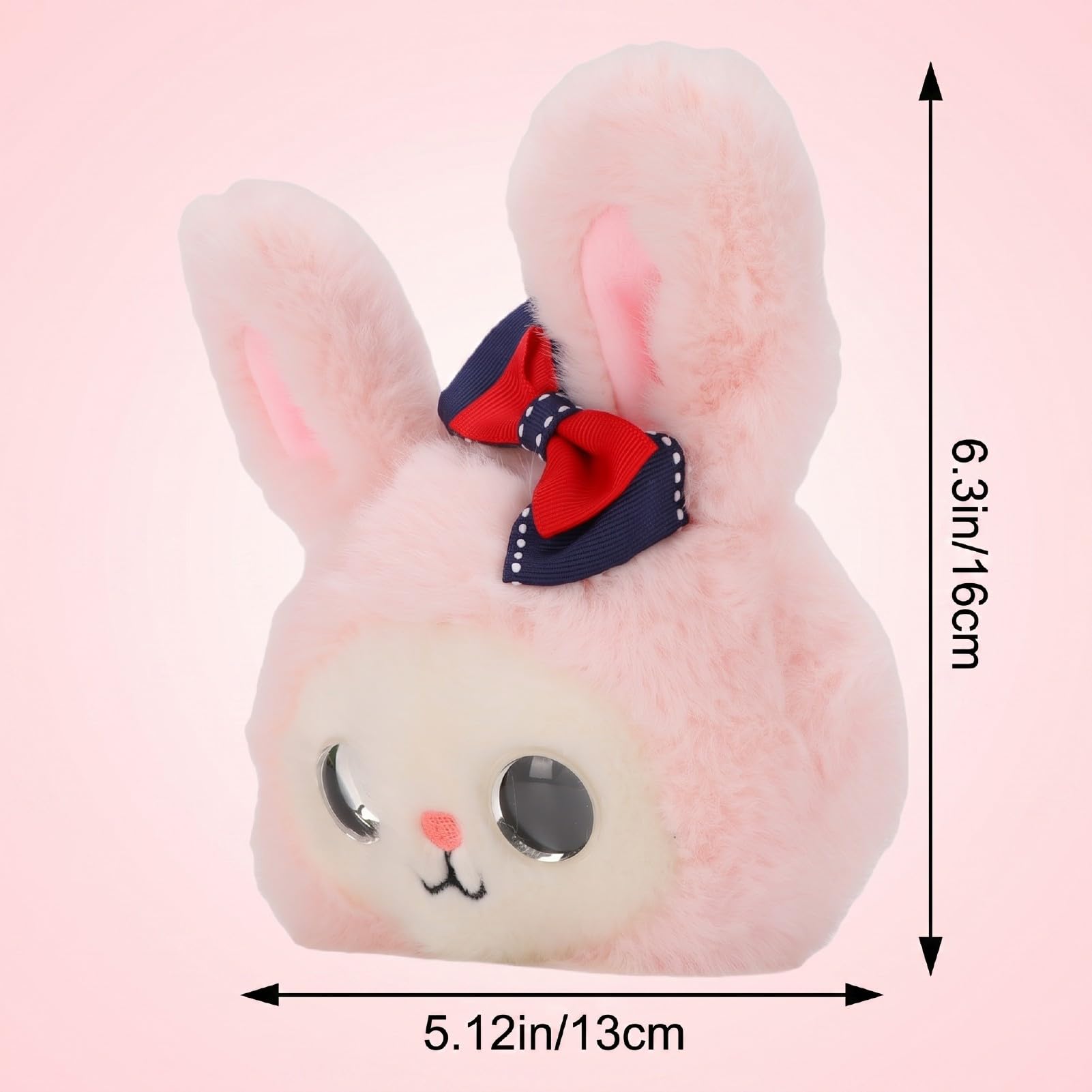 AI Robot EMO Pet Companion Toy Rabbit 16x13cm USB Tipo C 1000mAh Batería - Compañero Parlante Interactivo Multilingüe con Control de Aplicación para Niños Aprendizaje Emocional