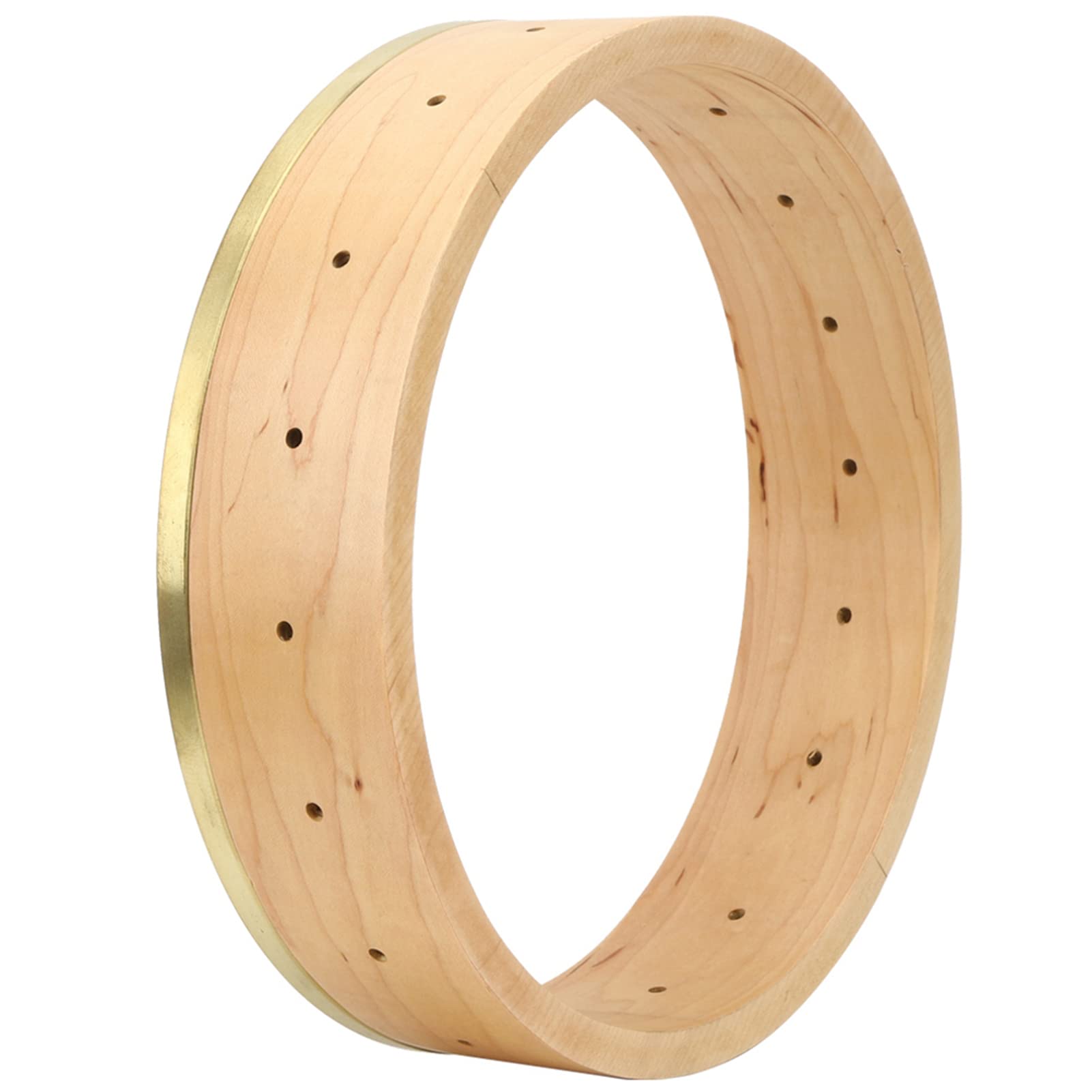 Klon Banjo Rim Narzędzie dla lutników Akcesoria do instrumentów muzycznych 11 cali Ochrona przed uszkodzeniami Dekoracja Lekki miedziany pierścień Kolor drewna