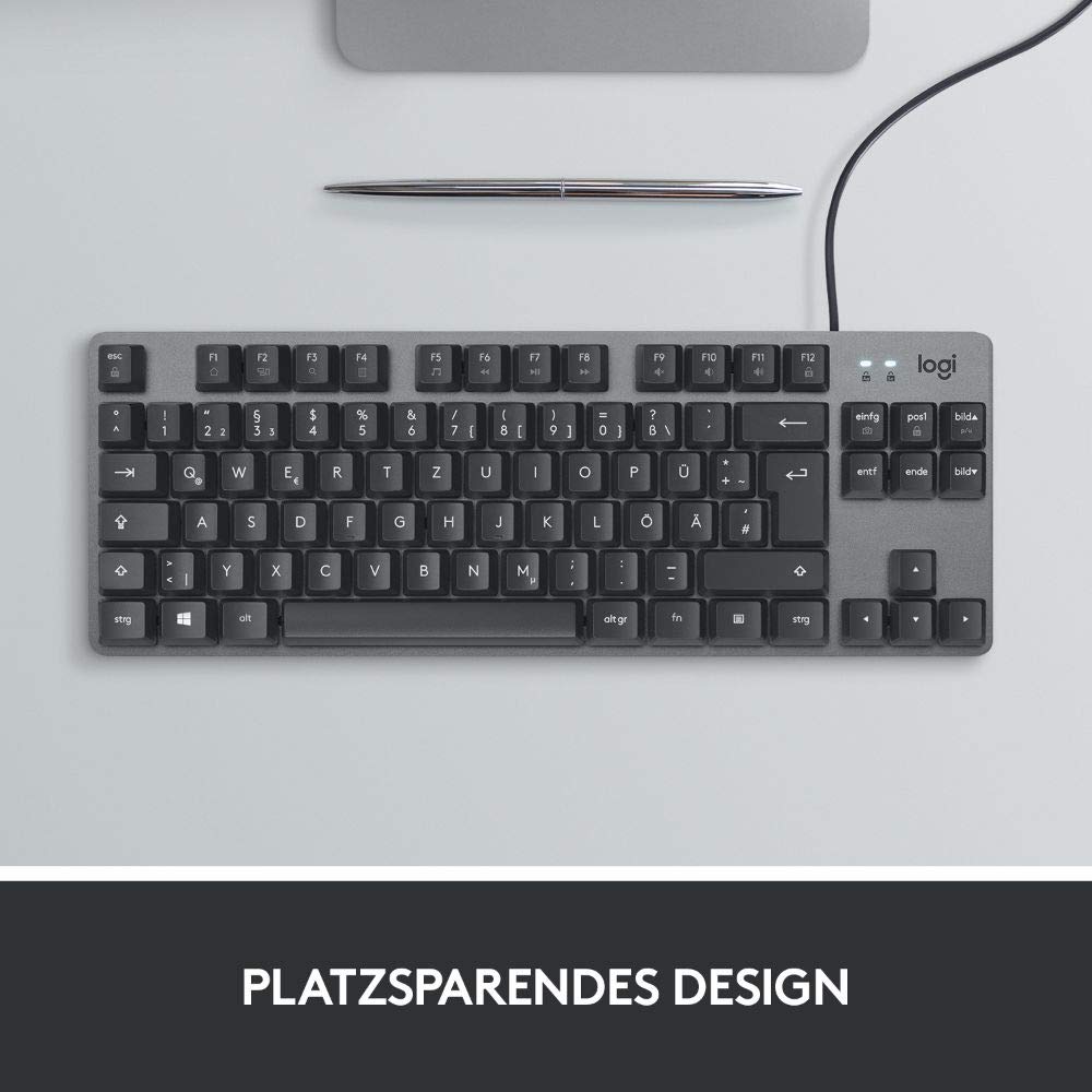 Logitech K835 TKL Wired Mechanical Aluminum Keyboard - Tenkeyless 