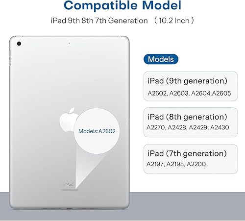 Miniatura 2 de SPARIN mica protectora para iPad Pro de 10.5 - Vidrio templado de doble protección, compatible con lápiz Apple, apto para funda, de borde redondo de