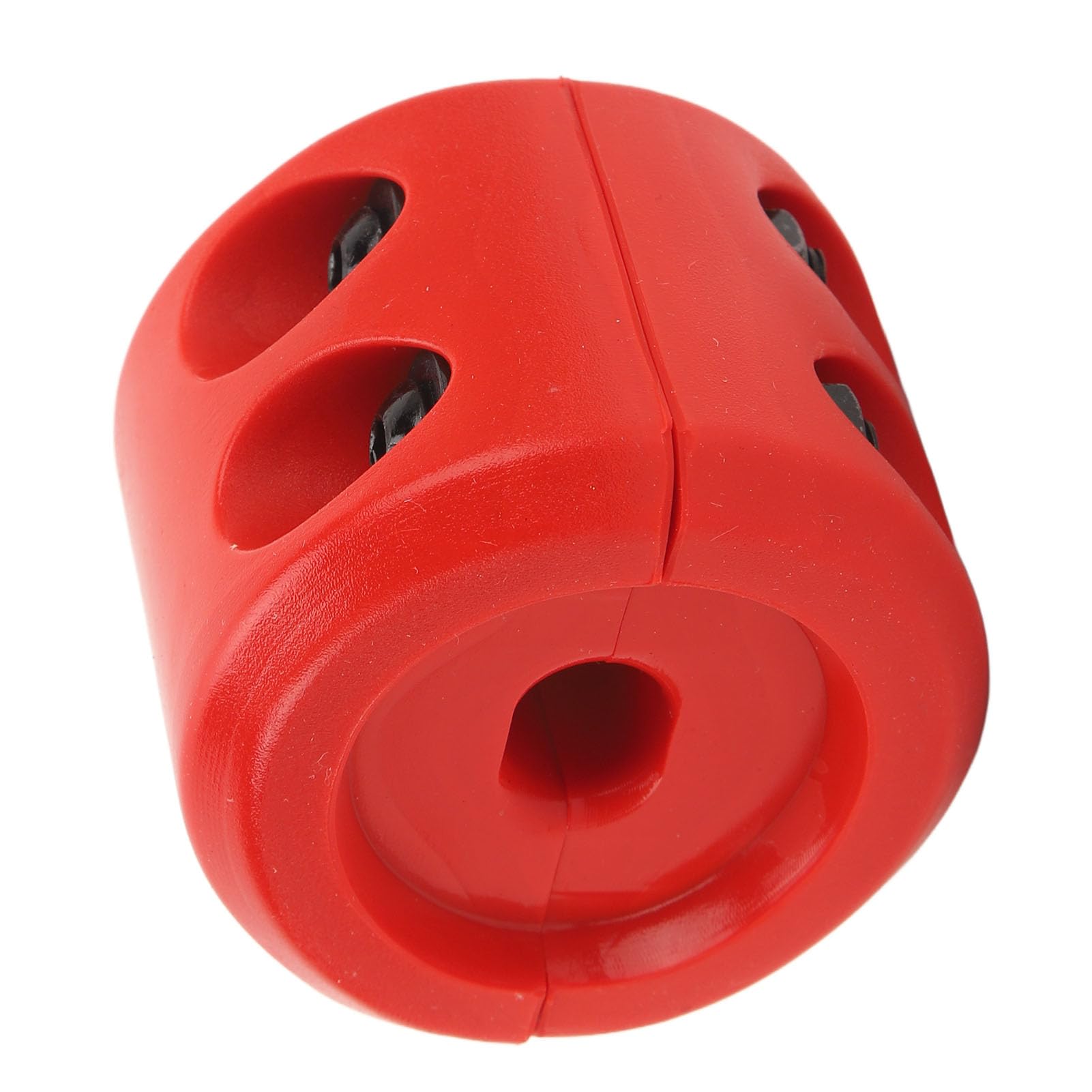 Tappo Gancio Verricello, Realizzato in Gomma, Facile da Installare, Durevole, Resistente all'ossidazione, Salvacavo di Lunga Durata, con Chiave Esagonale per ORV (Rosso)