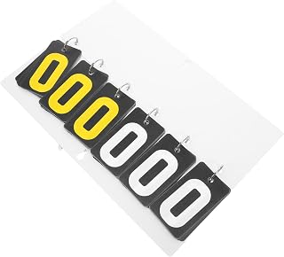 GALPADA Dígitos Marcador de Puntuación Giratorio para Mesa Billares y Baloncesto Números Claros y Visibles Diseño Compacto y Portátil para Deportes de Interior y Actividades Recreativas