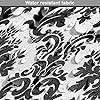 Lunarable Damask Fabric by The Yard, Vintage Style Pattern Classical Victorian Interior Design Elements Floral Print, Decorative Fabric for Upholstery and Home Accents, 2 Yards, White and Black #5