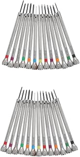 TEHAUX 26pcs Watch Repair Tool Kit Precision Screwdriver Electronics Glasses and Household Appliances Repair Tools for Delicate Electronics