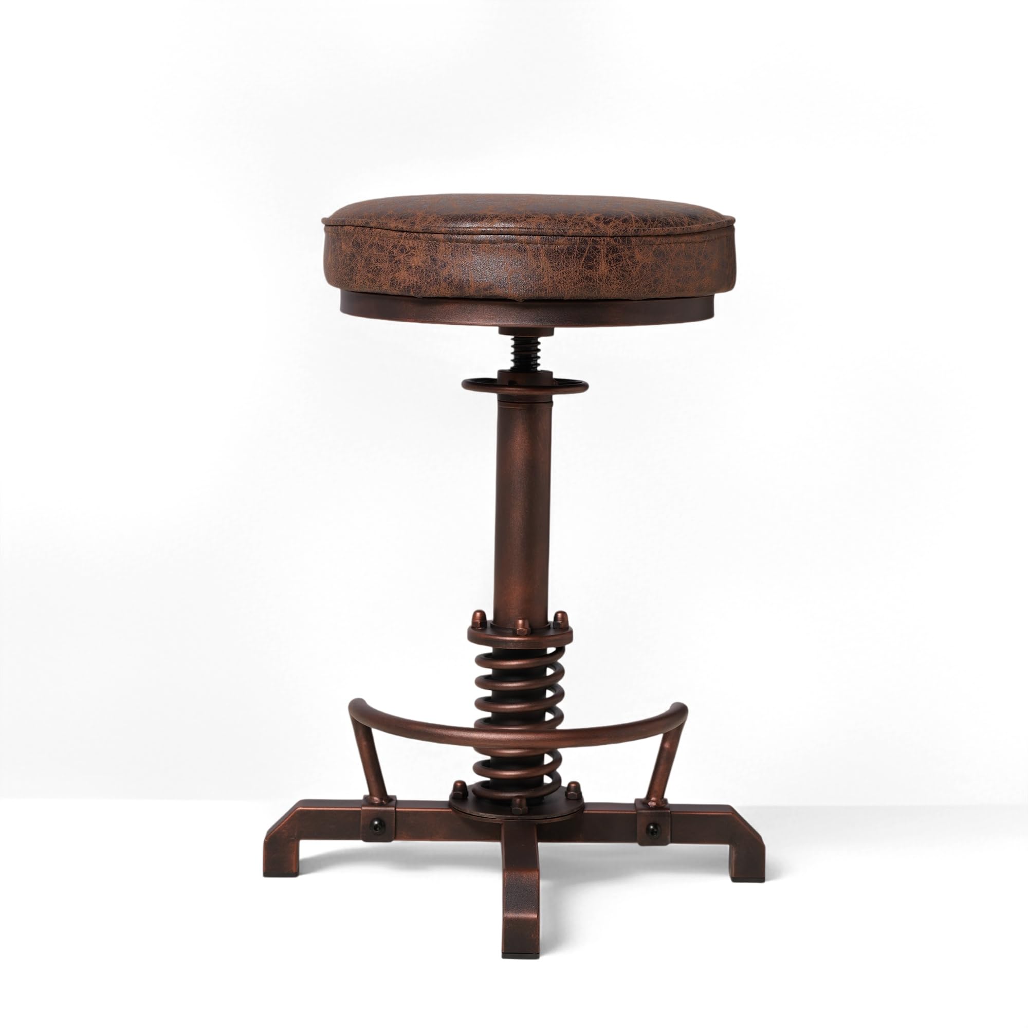 Amazon.com: BOKKOLIK 22-26inch Height Adjustable Vintage Bar Stool